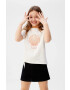 Mango Kids Детска тениска Shell 110-164 cm - Pepit.bg