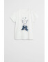 Mango Kids Детска тениска Simple 110-164 cm - Pepit.bg