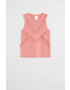 Mango Kids Детска тениска Slubby 110-164 cm - Pepit.bg