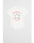 Mango Kids Детска тениска Window 110-164 cm - Pepit.bg