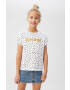 Mango Kids Детска тениска Yeah 110-164 cm - Pepit.bg
