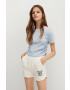 Mango Kids Детски къси панталони College - Pepit.bg