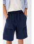Mango Kids Детски къси панталони Slub 110-164 cm - Pepit.bg