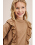Mango Kids Детски памучен суичър - Pepit.bg