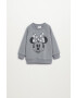 Mango Kids Детски памучен суичър Mblue - Pepit.bg