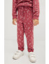 Mango Kids Детски панталон FLORAP - Pepit.bg