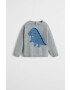 Mango Kids Детски пуловер Dino 80-104 cm - Pepit.bg