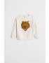 Mango Kids Детски пуловер Tiger 80-104 cm - Pepit.bg