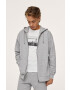 Mango Kids Детски суичър Andy в сиво с изчистен дизайн - Pepit.bg