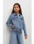Mango Kids Детско дънково яке Allegra 122-164 cm - Pepit.bg