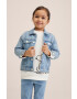 Mango Kids Детско дънково яке Mareta - Pepit.bg
