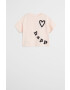 Mango Kids Тениска Happy 116-164 cm (2-бройки) - Pepit.bg