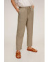 Mango Панталони Linen - Pepit.bg
