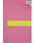 Marc Jacobs Детска памучна тениска в розово - Pepit.bg