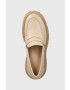 Marc O'Polo Кожени мокасини в бежово с платформа 301 13513201 101 LL2M3056 - Pepit.bg