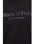 Marc O'Polo Памучна тениска в черно с принт - Pepit.bg