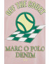 Marc O'Polo Памучна тениска DENIM в розово - Pepit.bg