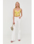 Marciano Guess Топ с лен в зелено - Pepit.bg
