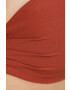 Max Mara Beachwear Горнище на бански в червено с подплатени чашки - Pepit.bg