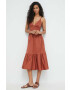 Max Mara Beachwear Плажна рокля в кафяво - Pepit.bg