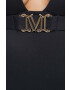 Max Mara Beachwear Цял бански в черно с леко подплатени чашки - Pepit.bg