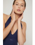 Max Mara Leisure Цял бански в тъмносиньо с мека чашка - Pepit.bg