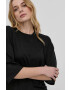 Max Mara Leisure Ленена тениска в бежово - Pepit.bg