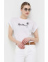 Max Mara Leisure Памучна тениска в бяло - Pepit.bg