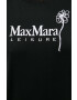 Max Mara Leisure Памучна тениска в черно - Pepit.bg