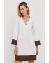 Max Mara Leisure Плажна рокля в бяло - Pepit.bg
