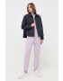 Max Mara Leisure Тениска в лилаво - Pepit.bg