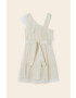 Mayoral Детска рокля в бежово къс модел разкроен модел - Pepit.bg