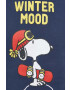 MC2 Saint Barth Памучен суичър X Peanuts в тъмносиньо с принт - Pepit.bg