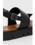 Medicine Кожени сандали дамски в черно - Pepit.bg