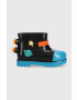 Melissa Детски гумени ботуши Rain Boot + Fabula Bb в черно - Pepit.bg
