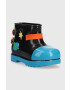 Melissa Детски гумени ботуши Rain Boot + Fabula Bb в черно - Pepit.bg