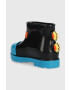 Melissa Детски гумени ботуши Rain Boot + Fabula Bb в черно - Pepit.bg