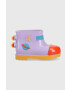 Melissa Детски гумени ботуши Rain Boot + Fabula Bb в лилаво - Pepit.bg