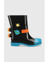 Melissa Детски гумени ботуши Rain Boot + Fabula Inf в черно - Pepit.bg