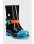 Melissa Детски гумени ботуши Rain Boot + Fabula Inf в черно - Pepit.bg