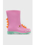 Melissa Детски гумени ботуши Rain Boot + Fabula Inf в розово - Pepit.bg