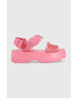 Melissa Сандали KICK OFF SANDAL AD в розово с платформа M.32823.AJ294 - Pepit.bg