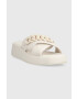 Mexx Чехли Lexi в бяло с платформа MXBN008201W - Pepit.bg