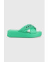 Mexx Чехли Lexi в зелено с платформа MXBN008203W - Pepit.bg