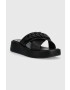 Mexx Чехли Lexi в черно с платформа MXBN008201W - Pepit.bg