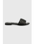 Mexx Кожени чехли Sandal Jewel в черно - Pepit.bg