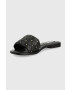 Mexx Кожени чехли Sandal Jewel в черно - Pepit.bg