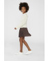 Michael Kors Детска пола в кафяво къс модел разкроен модел - Pepit.bg
