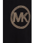 Michael Kors Детска рокля в черно къс модел разкроен модел - Pepit.bg