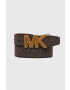 Michael Kors Кожен колан с две лица мъжки в кафяво - Pepit.bg